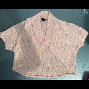 silver shrug sweater
